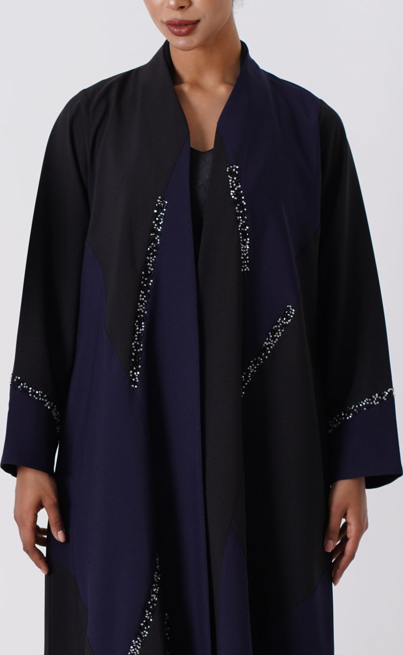 Elegant navy abaya
