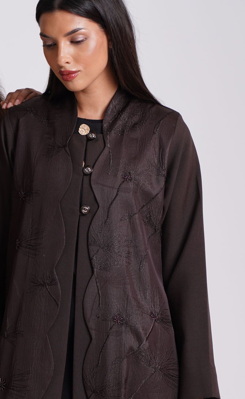 Elegance brown abaya