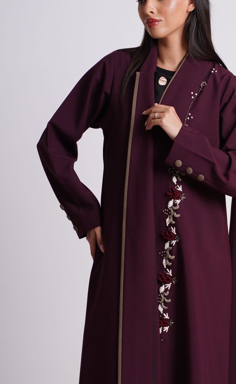 Maroon Abaya